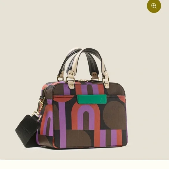 Orla Kiely Blockline satchel- NWT - Picture 2 of 6